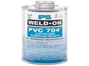 Ez Flo 86209 Weld On PVC Cement Clear Medium Body 1 4 Pint