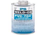 Ez Flo 86210 Weld On PVC Cement Clear Medium Body 1 2 Pint