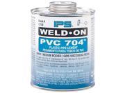 Ez Flo 86212 Weld On PVC Cement Clear Medium Body Quart
