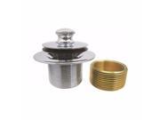 IPS Corporation 63405 Push Pull Bathtub Stopper With Bushing Chrome Plated 2