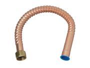 BrassCraft WB034 18N 3 4 FIP x 3 4 Nom Sweat x 18 Flexible Copper Water Heater Connector