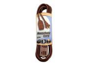 Coleman Cable COL 94 6505 Household Cube Tap Extension Cord 16 2 6 Ft. Brown