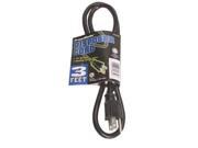 Coleman Cable COL 647578 Round Garbage Disposal Cord 3 Ft 16 Gauge
