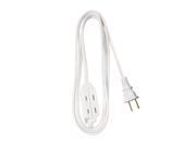 Coleman Cable COL 645310 Extension Cord 16 2 Spt 2 8 Ft. White