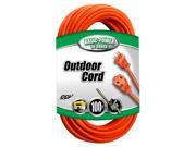 Coleman Cable COL 647247 Outdoor Round Extension Cord 2 Wire 16 2 100 Ft.