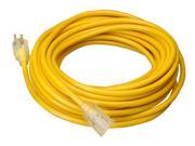 Coleman Cable COL 464897 25 Ft. 12 3 Yellow Extension Cord