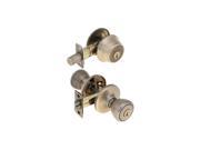 Kwikset Corporation 690T 5 SMT 6AL RCS Tylo Entry Deadbolt Set Antique Brass