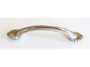 Hardware House 14 6937 96mm Floral Bead Cabinet Pull Satin Nickel