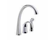 Delta 4380 DST Single Handle Kitchen Faucet with Spray