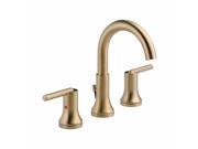Delta 3559 CZMPU DST Trinsic 8 in. Widespread 2 Handle High Arc Bathroom Faucet with Metal Pop Up
