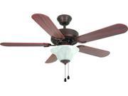 Hardware House 54 3595 Wyndham Series 42 Triple Mount Ceiling Fan ClassicBronze