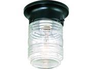 Hardware House Electrical 54 4742 Outdoor Ceiling Jelly Jar Black