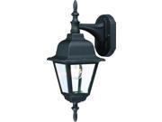 Hardware House Electrical 55 2364 1 Light Outdoor Coach Lantern Textured Black