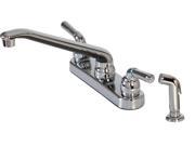 Hardware House 12 1842 Two handle Kitchen Faucet with Spray Chrome