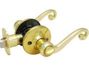 Hardware House 44 5189 Clear Pack 3 Privacy Montevallo Design Lever Locks Polished Brass