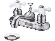 Hardware House 13 6204 Two handle Lavatory Faucet Satin Nickel