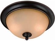 Hardware House Electrical 12 7479 Dover 2LT Ceiling Light Classic Bronze