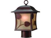 Hardware House 10 3602 1 Light Outdoor Post Light Fixture Royal Bronze