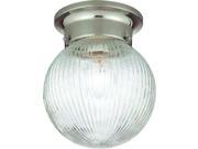 Hardware House Electrical 54 4718 1 Light Ceiling Fixture Light Satin Nickel