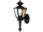 Hardware House Electrical 54 4213 1 Light Outdoor Square Coach Lantern Rust