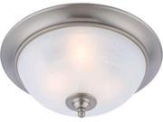 Hardware House Electrical 16 3347 Dover 3 LT Ceiling Light Fixture Satin Nickel
