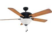 Hardware House 54 3561 Tuscany 52 Triple Mount Ceiling Fan Textured Black