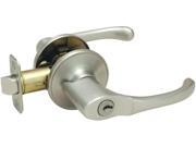 Hardware House 42 3335 Clear Pack 15 KD Entry Greystone Design Lever Locks Satin Nickel