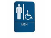 Don jo HS 9070 01 Ada Compliant Sign Men s Handicap Blue