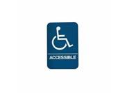 Don jo HS 9070 06 Ada Compliant Sign Handicap Accessible