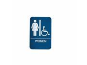 Don jo HS 9070 05 Ada Compliant Sign Women s Handicap Blue