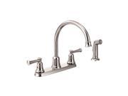 Cleveland Faucet Group CA41613 Capstone Kitchen Two Handle Hi Arch Spout Lead Free Chrome With Spray