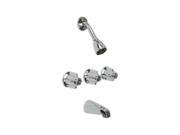 Central Brass 3 valve Tub Shwr Set 0868 z