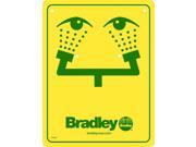 BRADLEY 114 051 Safety Eyewash Sign