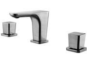 ALFI brand AB1782 BN Brushed Nickel Widespread Modern Bathroom Faucet