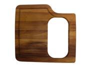 ALFI AB50WCB Rectangular Wood Cutting Board with Hole for AB3520DI