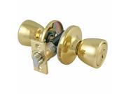World 20510080 Mobile Home Entry Lock Polished Brass