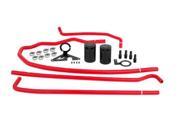 Mishimoto Fits WRX Baffled Oil Catch Can System Red Hoses FA20DIT MMBCC WRX 15RD