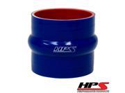 HPS 7 ID x 6 Long 6ply Silicone Hump Coupler Hose Blue 178mm ID x 152mm Length