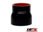 HPS 4 > 5 ID x 3 Long 4 ply Silicone Reducer Coupler Hose Black
