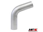 HPS 3.5 OD 70 Degree Bend 6061 Aluminum Elbow Pipe 16 Gauge w 3 1 2 CLR