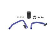 Mishimoto Baffled Oil Catch Can PCV Side Blue Hoses Ford Mustang EcoBoost 2.3L