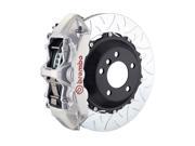 Brembo GT Brake kit Front 380mm Slotted Type 3 Silver 987 Boxster Cayman 05 11