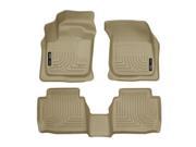 Husky Liners Front 2nd Seat Floor Liners Footwell Tan Fusion Energi SE 13 13