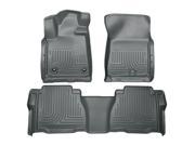 Husky Liners Front 2nd Seat Floor Liners Footwell Grey Tundra Crew Cab 12 13