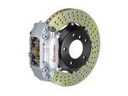 Brembo GT Brake kit Front 2 pc Drilled Silver Mini Cooper S Hatch R50 R53 02-06 Brembo GT Brake kit Front 2 pc Drilled Silver Mini Cooper S Hatch R50 R53 02-06