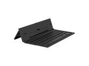 Zagg Pocket Foldable Wireless Bluetooth Keyboard for Apple and Android Phones and Tablets Black