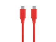 Monoprice Palette Series 3.0 USB C to USB C 6 inch Red