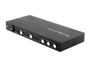 Monoprice Blackbird 4K Pro 4x2 True Matrix High Speed HDMI Powered Switch with Control Remote Coaxial Audio Output and EDID