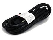 10ft 16AWG Power Extension Cord Cable SJT 16 3C NEMA 5 15P TO NEMA 5 15R 13A 125V AP301 SP506 Black