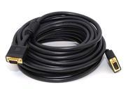 35ft Super VGA M M CL2 Rated For In Wall Installation Cable w Ferrites Gold Plated